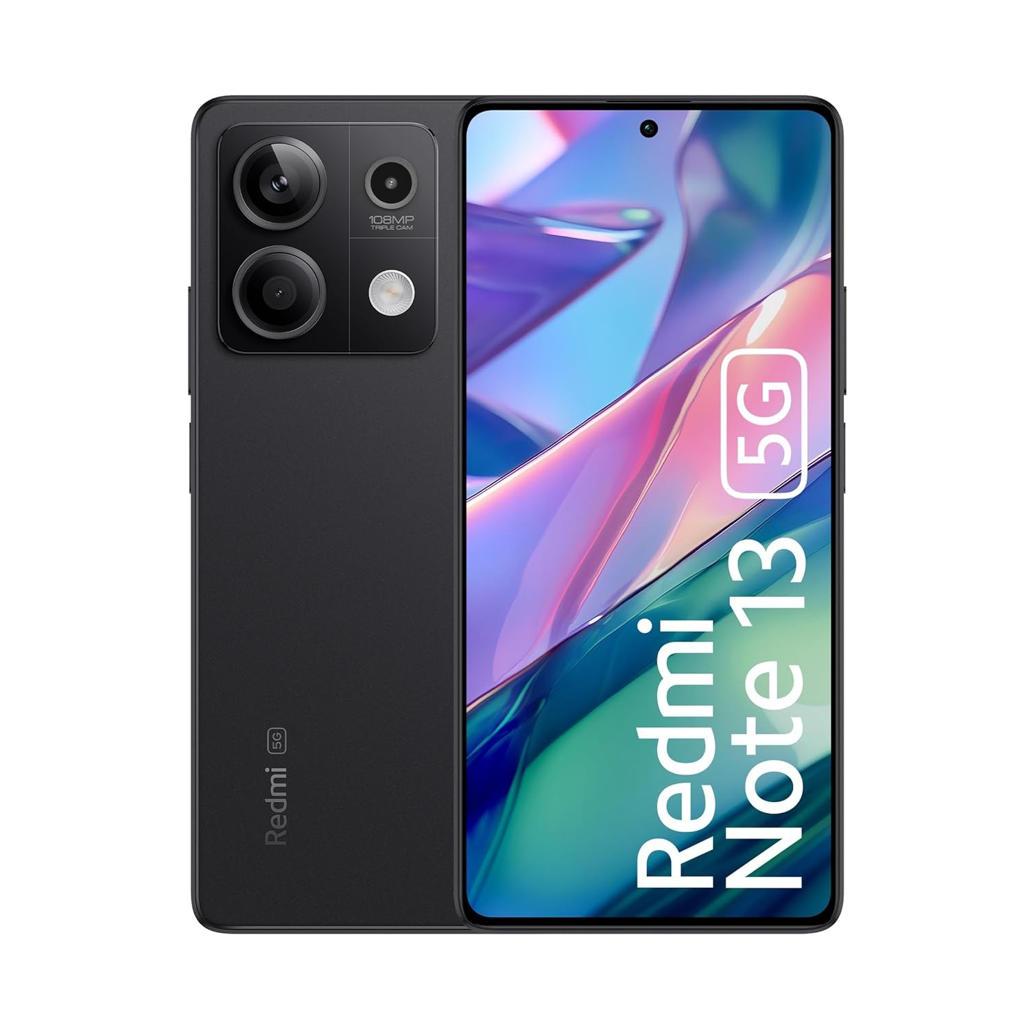 Redmi Note 13 5G (Stealth Black, 6GB RAM, 128GB Storage) | 5G Ready | 120Hz Bezel-Less AMOLED